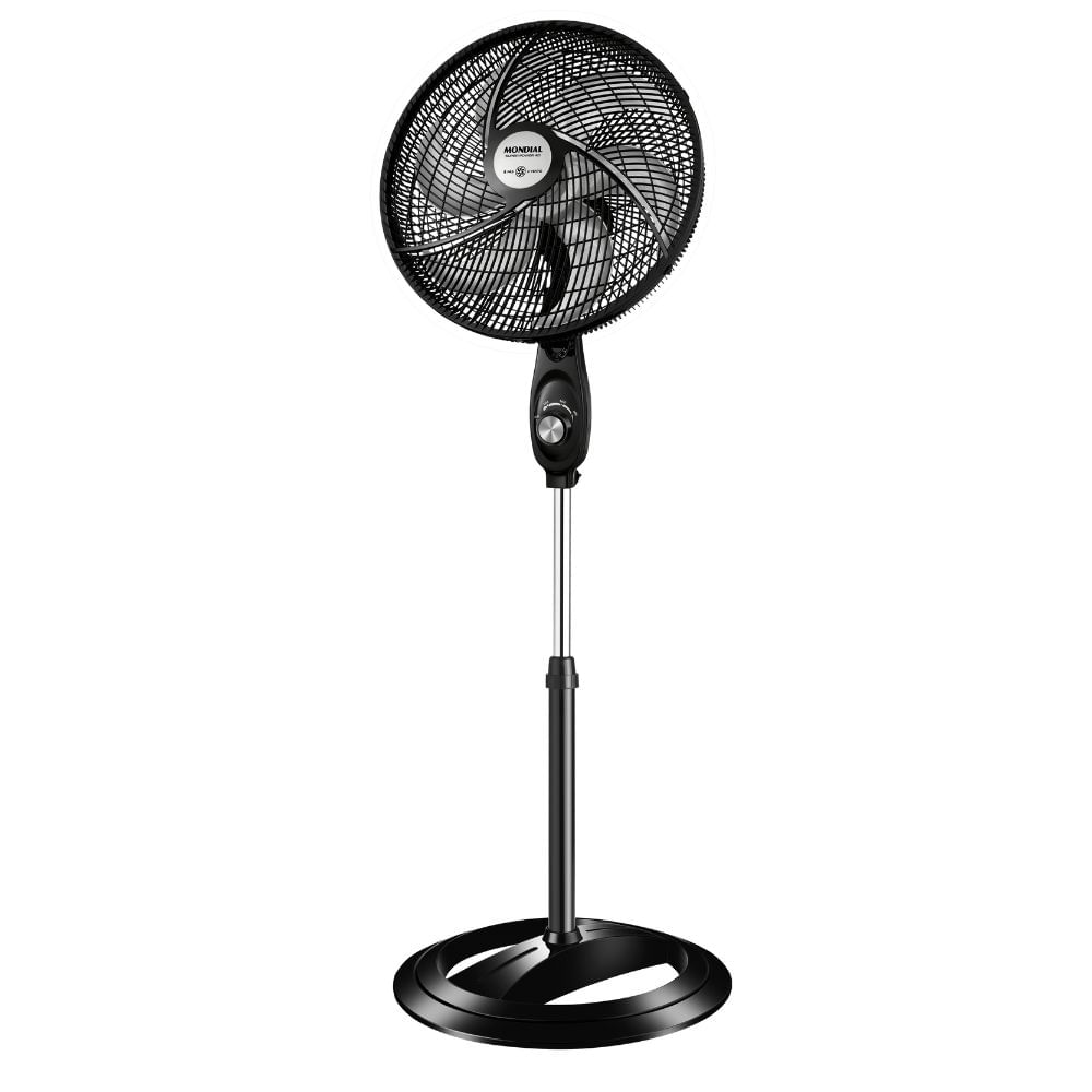 Ventilador de Coluna Mondial Super Power VSP-40C-B 40cm 3 Velocidades Preto 110V