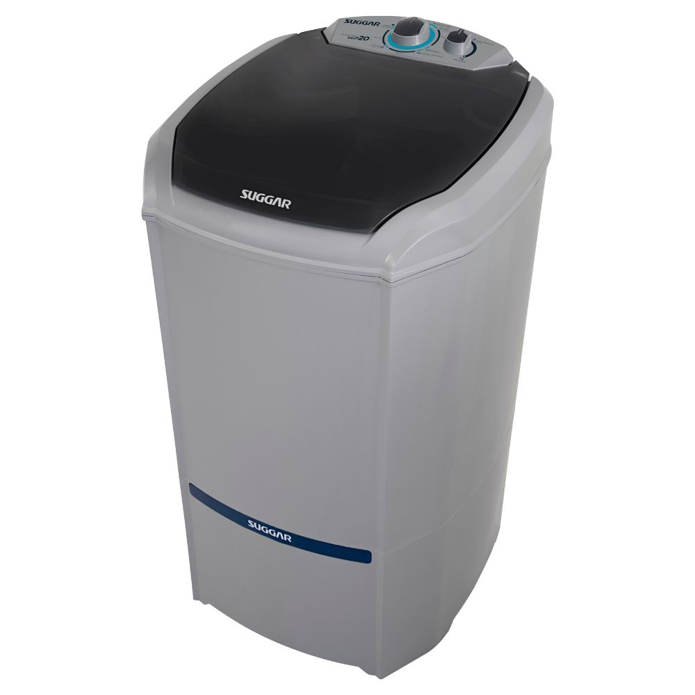 Tanquinho/Lavadora Semiautomática Suggar 20Kg Lavamax Eco Super Capacidade Prata 220V