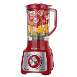 Liquidificador Mondial L1200RI 1200W 12 Velocidades Vermelho