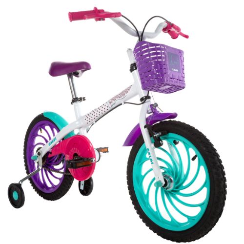 Bicicleta Infantil Caloi Ceci Aro 16 Freio Cantilever Branca