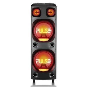 Caixa de Som Amplificada Pulse Torre SP500 2200W Bluetooth USB SD Auxiliar