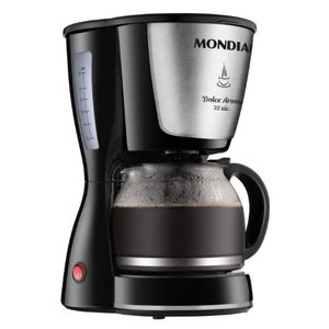 Cafeteira Elétrica Mondial Dolce Arome C-32 32 Xícaras Preto/Inox
