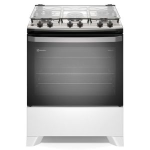 Fogão 5 Bocas Electrolux Automático Perfect Cook FE5IB Branco