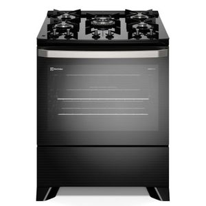 Fogão 5 Bocas Electrolux Automático Mesa de Vidro FE5GP Preto