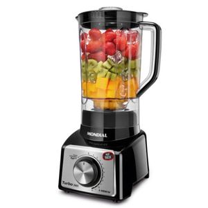 Liquidificador Mondial Turbo Premium L-1000 B 1000W 12 Velocidades Preto