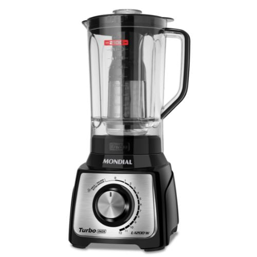 Liquidificador Mondial L1200BI 1200W 12 Velocidades Preto 220V