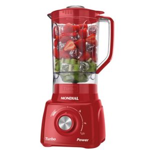 Liquidificador Mondial Turbo Power L-99-FR 550W 3 Velocidades Vermelho
