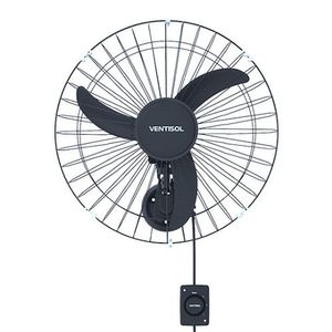 Ventilador de Parede Ventisol OSC Premium 50cm 3 Velocidades Preto