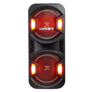 Caixa de Som Torre Amplificada Lenoxx LTS12 Bluetooth e USB LED 1600W Bivolt