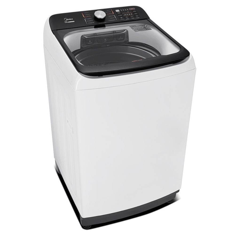 Lavadora de Roupas Automática Midea 13Kg MA512W130A/WKBR Reuso de Água Branca 220V