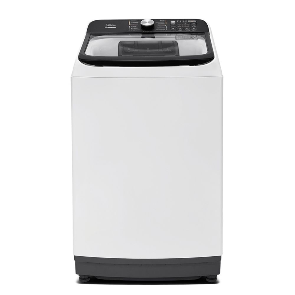 Lavadora de Roupas Automática Midea 15Kg MA512W150A/WKBR Reuso de Água Branca 220V