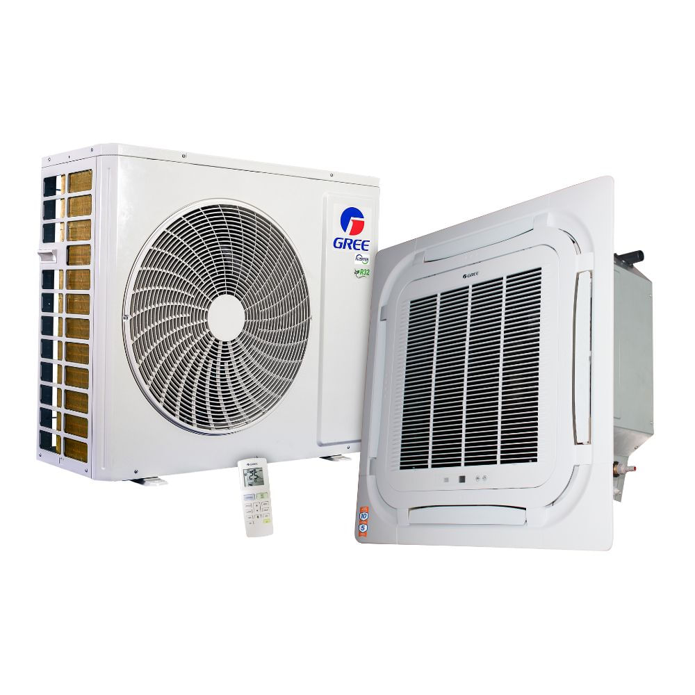 Ar-Condicionado Cassete Gree G-Prime Inverter Compact 24000 BTUs GULD24T1/A-S Frio