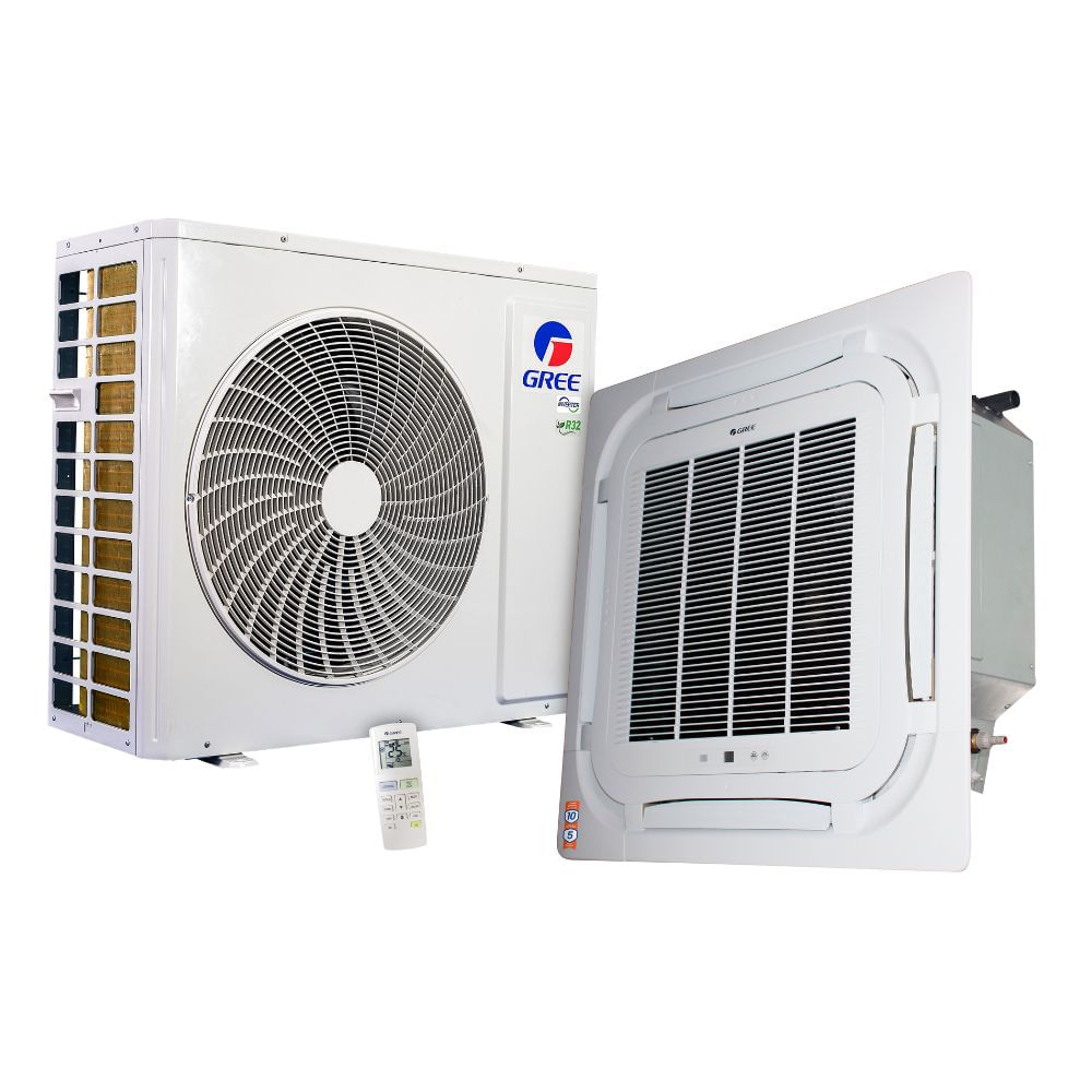 Ar-Condicionado Cassete Gree G-Prime Inverter Compact 36000 BTUs GULD36T1/A-S Frio