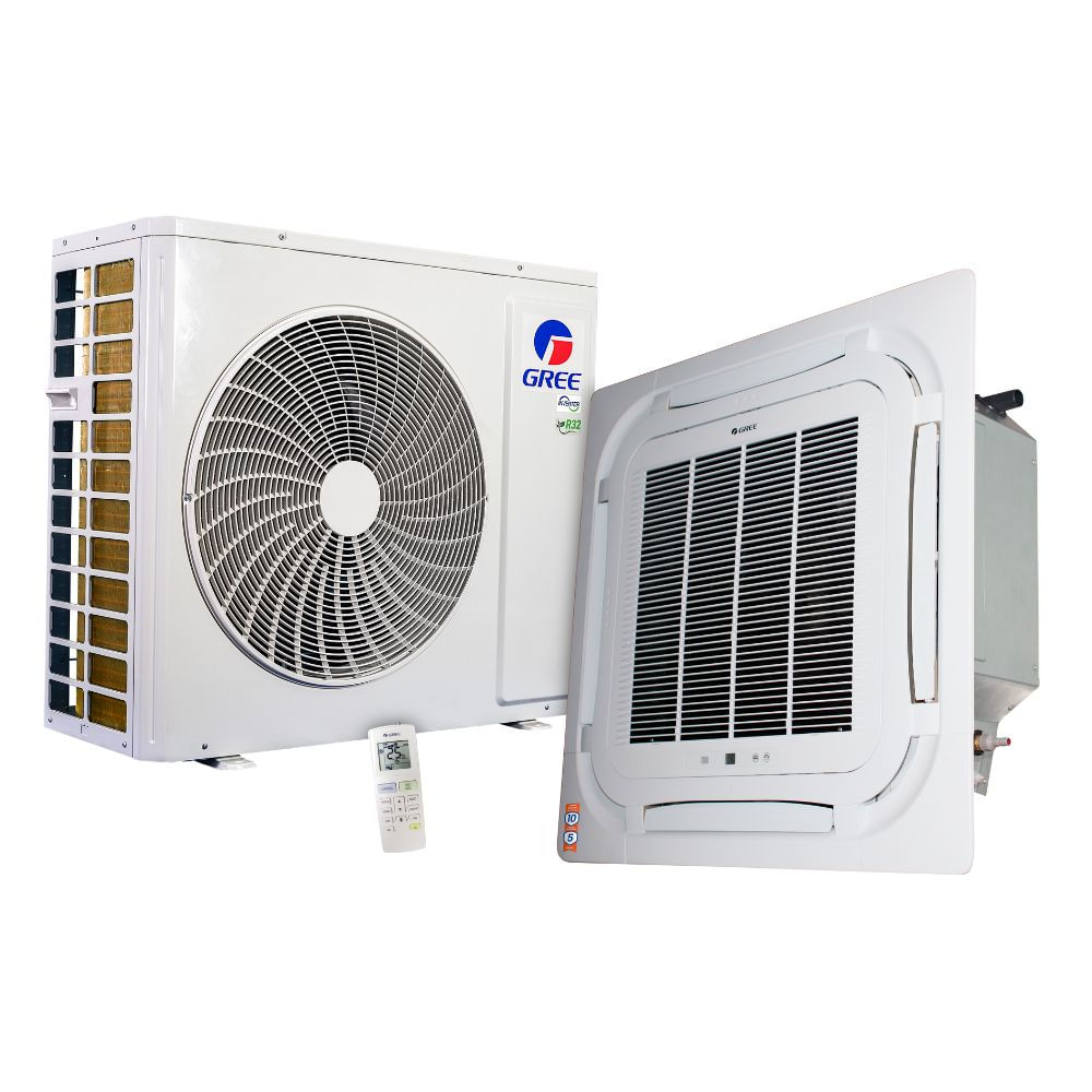 Ar-Condicionado Cassete Gree G-Prime Inverter Compact 56000 BTUs GULD56T1/A-S Frio
