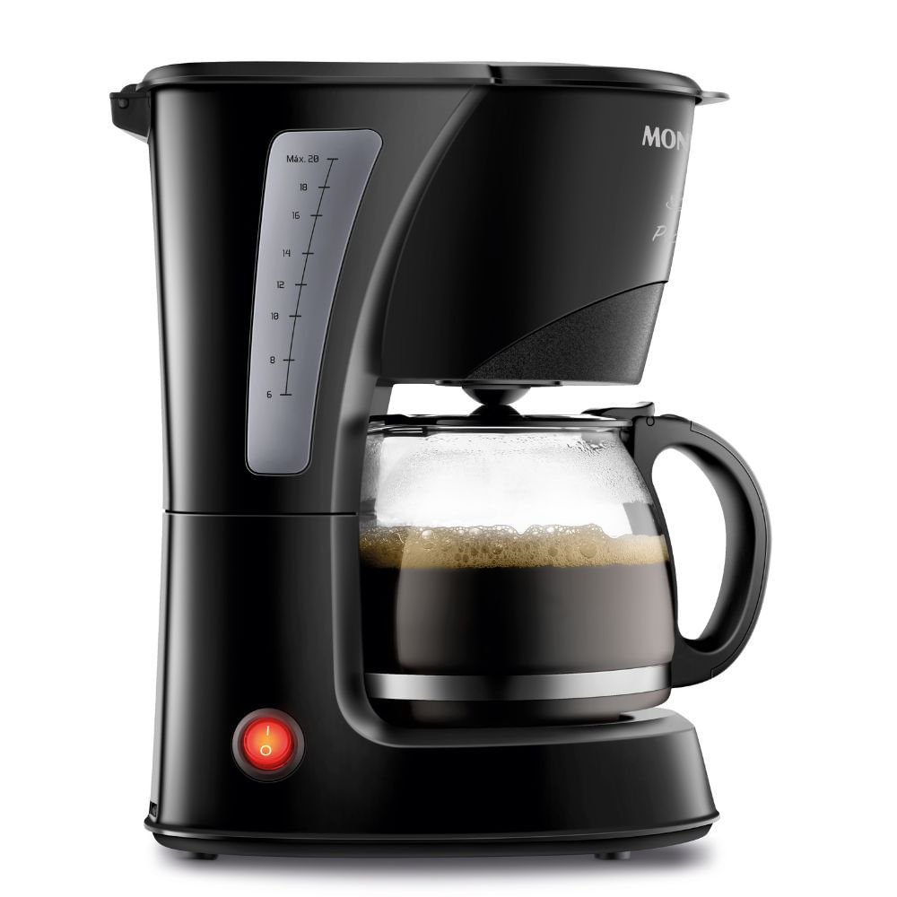 Cafeteira Elétrica Mondial Smart CN-01-20X 20 Xícaras Preta 220V