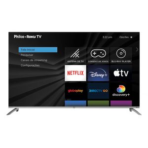 Smart TV 4K LED 58" Philco PTV58G7UR2CSBL Wi-Fi Inteligência Artificial