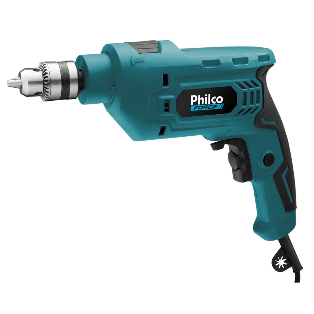 Furadeira Philco Force Impacto PFU01 650W Azul 110V