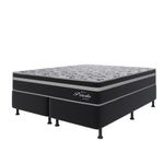 Cama-Box-Casal--158X68--D26-Molas-Ensacadas-Cinza-Perola-Topazio-Colchoes--1-