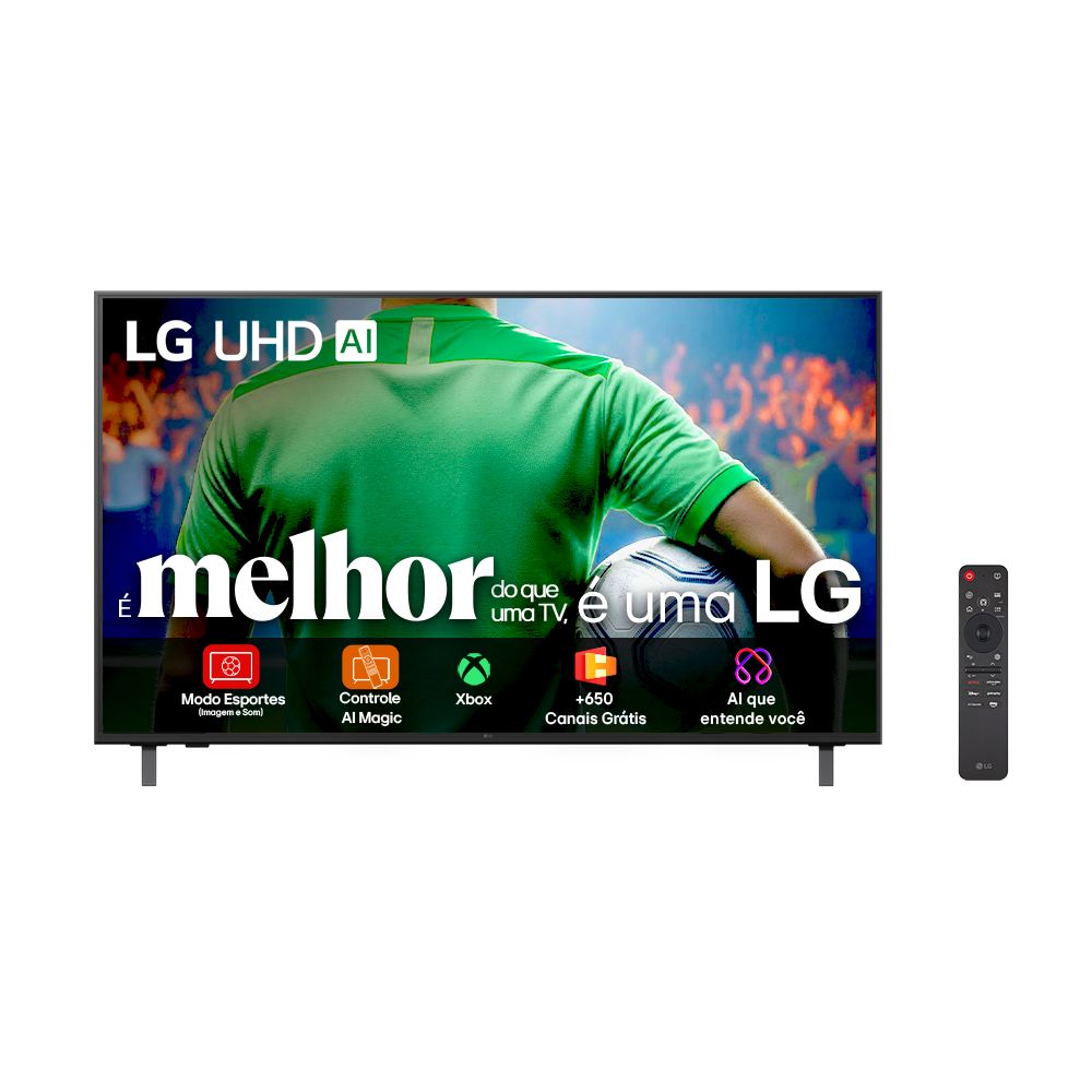 Smart TV LG 65UA8550PSA 4K UHD 65" WebOS 25 4K HDR10 Pro e Processador alpha 7 4K AI Gen8